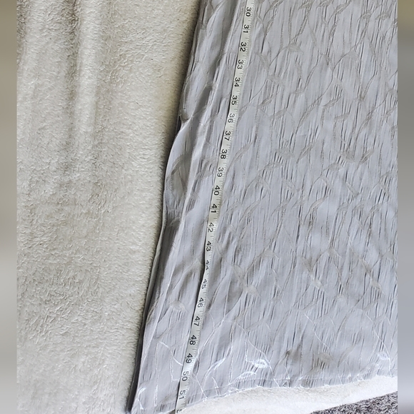 Suzanne Grae Sz 12 (Australian) Gray  Long Dress Slits On Bottom Side - Picture 6 of 7